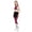Red, variant on YEAHDOR Kids Girls Activewear Athletic Crop Top with Leggings Gym Sports Suit Outfit Set