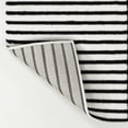 thumbnail image 6 of JONATHAN Y SCANDINAVIAN 8 x 10 Area Rug, Anders Arch Stripe Two-Tone - Black/White, SCN107D-8, 6 of 8