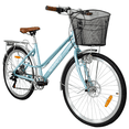 thumbnail image 3 of Bicicleta Urbana Para Mujer de Paseo R 26 Terrafit Vintage Venice Aqua, 3 of 8