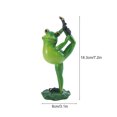 thumbnail image 2 of Green Frog Sitting Statue Frogs Garden Decor Statues for Yard and Garden Indoor Outdoor Decoration Sculpture 3Inch, 2 of 15