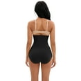 thumbnail image 2 of Unique Bargains Women's Front Hook Closure Briefs High Waist Shaperwear Panties M Black, 2 of 6