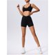 thumbnail image 3 of Conjunto de yoga ajustado de secado rápido for mujer, traje deportivo for correr con bolsillo, transpirable, de dos piezas, estilo nude, 3 of 6