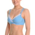 thumbnail image 3 of Angelina 3-Pack Soft Cup Nursing Bras with Lace Trim, 3 of 5