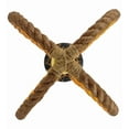 thumbnail image 5 of Meyda 152439 14 in. Cilindro Bola Rope Pendant, Manilla Rope Black Powdercoat, 5 of 7