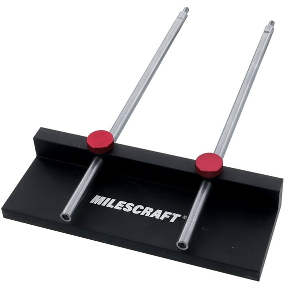 Milescraft® 1349 DrillFence™ – Portable Drill Press Edge Guide for Milescraft® 1348 DrillMatePRO™. 1-7/16” to 12-5/8” Range, Metal Construction Prevents Flexing, Wide Metal Edge Guide.