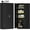 Black_32 " x  16" x  71", variant on SOLAURA 71 In Metal Storage Cabinets with Locking Doors and Adjustable Shelves, Steel Storage Cabinet for Garage, Office, Classroom, Assemble Required(Black)