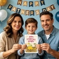 thumbnail image 5 of Cute Dinosaur Fathers Day Card for Grandpa, Grandad Fathers Day, Personalized Gifts for Grandpa, 5 of 6