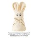 thumbnail image 3 of Toalla conejos Pascua terciopelo coral, regalo., 3 of 5