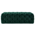 thumbnail image 4 of TOV Furniture Kaylee Jumbo Green Velvet Ottoman, 4 of 4