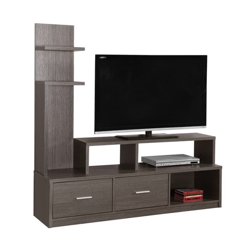 Monarch Specialties Tv Stand 60 Inch, Console, Media Entertainment Center, Storage Cabinet, Laminate - image 2 of 4