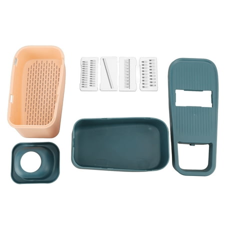 

Xemplaro Multifunctional Vegetable Shredder Manual Cheese Shredder with Hand Protector for Draining Shredding Storage Vegetable