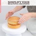 thumbnail image 3 of Spec101 Acrylic Cake Disc, 8.25 Inch 2 Pack - Round Cake Disc Set, Disk for Cake Decorating, 1/8in Thick, 3 of 8