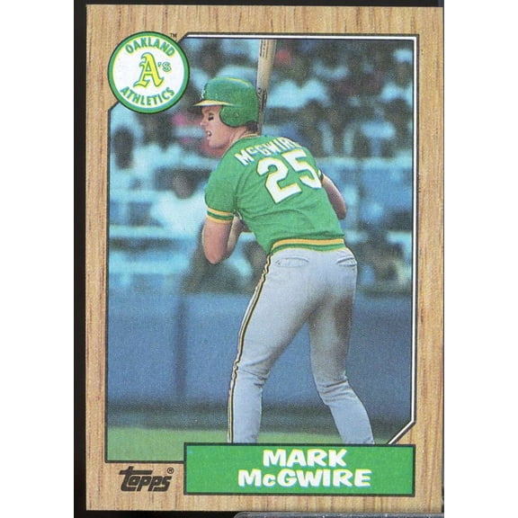 Mark McGwire Rookie Card 1987 Topps #366