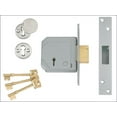 thumbnail image 1 of UNION - 3G114E 5 Lever Mortice Deadlock C-Series 80mm 3in Satin Brass, 1 of 1