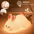 thumbnail image 1 of Luz de noche de silicona Luz de mascota panda Luz suave Protección para los ojos Control de voz Luz de noche, 1 of 3