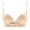 Beige, variant on Yyeselk Womens Push Up Demi Bras No Underwire Bras Front Closure Seamless Bra Soft Support Bra Everyday Bras Beige 36/80AB