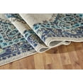 thumbnail image 3 of Handcraft Rugs Persian Rug - Faded, Oriental Distressed Area Rug - Modern Vintage Design Persian Area Rug - Abstract, Multicolor Kashan Design Persian Rug - Ivory/Beige/Aqua Blue/Navy 8 x 10 feet, 3 of 6