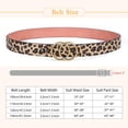 thumbnail image 6 of Women Leather Belt Fashion Double O-Ring Soft Faux Leather Waist Belts For Jeans Dress, 6 of 6