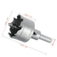 thumbnail image 2 of Carbide Hole Saw Cutter Drill Bit for Stainless Steel, 42mm, 2 of 4