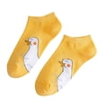 thumbnail image 5 of Axiiglly Cotton Socks for Women Little Yellow Duck Print 100% Cotton Mid-Calf Socks Soft Wick Away Sweat Socks, Gifts for Women, 5 of 8