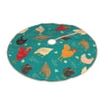 thumbnail image 2 of Bingfone Christmas Tree Skirt Mat Christmas Decoration Interior 36" -Hens And Rooster, 2 of 6