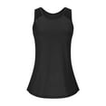 thumbnail image 3 of ZQGJB Womens Workout Tops for Women Racerback Tank Tops Mesh Yoga Shirts Breathable Athletic Running Tank Tops Sleeveless Gym Clothes Black XS, 3 of 8