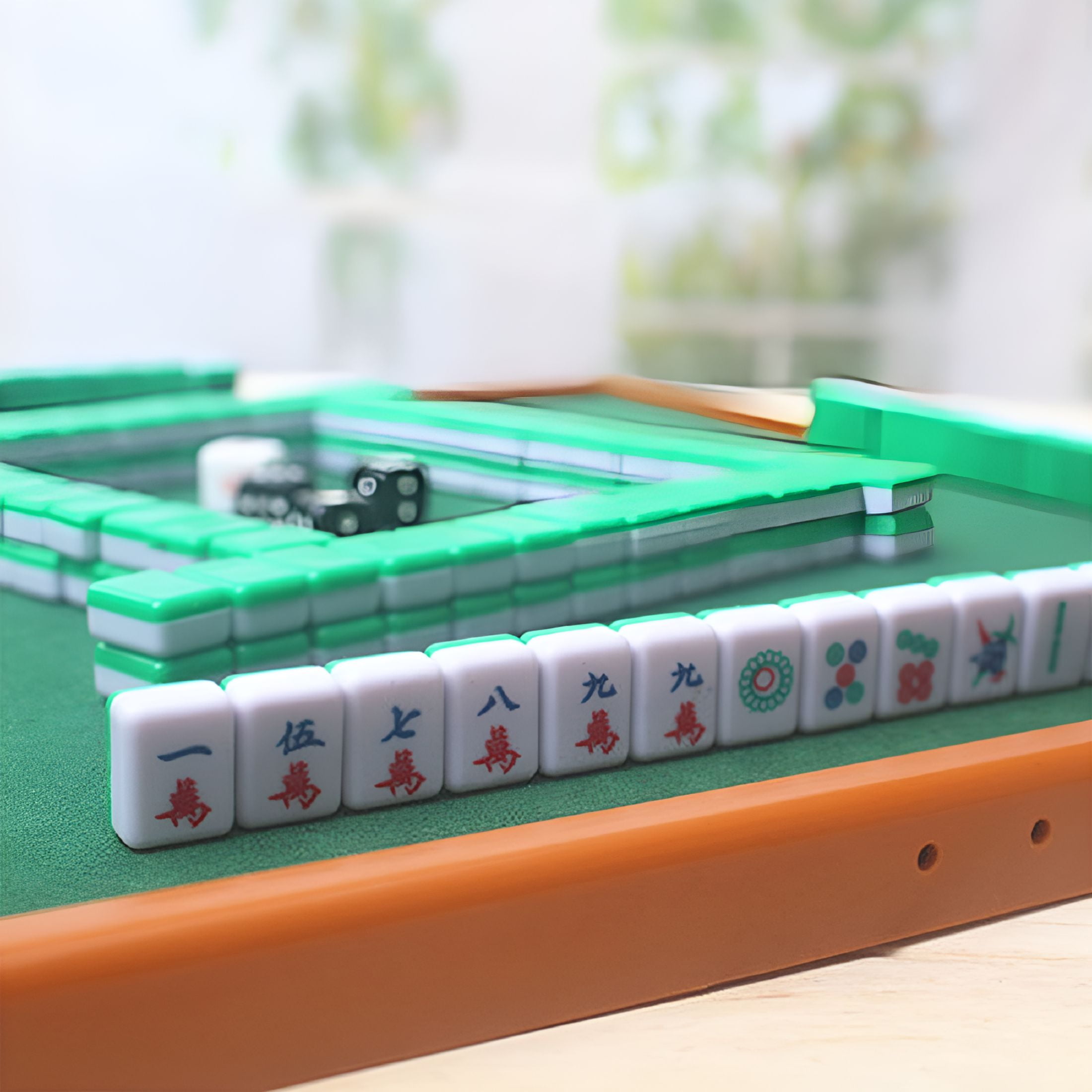 BESTSKY Portable Mahjong Set Table,Portable Mahjong Set Table,Portable Time Indoor Entertainment Leisure Time Indoor Family Leisure Time Mahjong Set Family Set Family Leisure