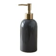 thumbnail image 2 of Travel Hand Liquid Pump Bottle 14. Replacement Shower Ceramic Soap Dispenser for Shampoo, Makeup, Mouthwash, Essential Oil, Massage Oils , Gray, 2 of 8