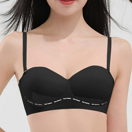 2025 Clearance Under 10 Dollars  Push Up Strapless Bra for Women Anti-Slip Padded Multiway Bra