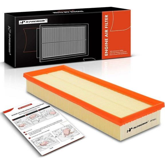 A-Premium Engine Air Filter Compatible with Mercedes-Benz C-Class C230 C240 C320, E-Class E320 E550, CL500 CL550, G550 GL550, ML350 ML450, R350 R550, S400 S550 & More