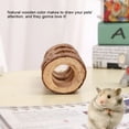 thumbnail image 2 of Juguete masticable para mascotas, túnel de madera para ejercicio de hámster, tubo de ejercicio, túnel de hámster, tecnología de vanguardia Jadeshay A, 2 of 8
