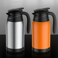 thumbnail image 3 of SPRING PARK Car Electric Kettle Portable Digital Display Stainless Steel Lightweight Boiling Water Cup for Travel, 3 of 7