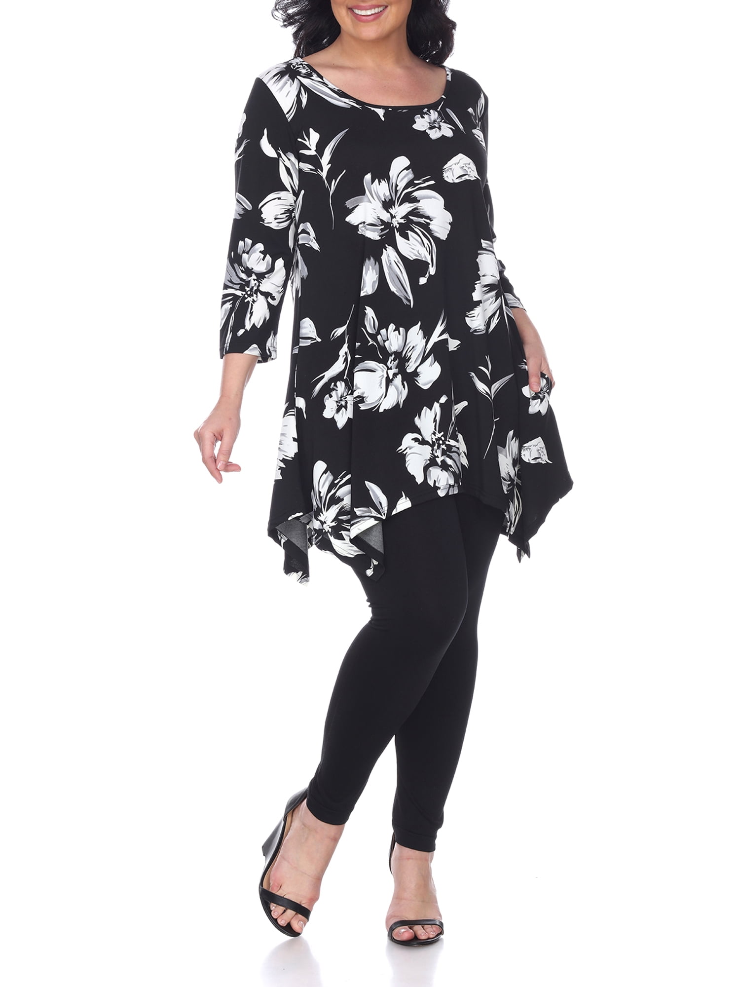 walmart tunic tops plus size