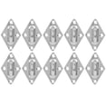 thumbnail image 1 of Crochet de Roulement en Acier Inoxydable 304 de Plaque d'Oeil en Forme de Diamant de 10Pcs M5 pour Bateau, 1 of 8