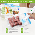 thumbnail image 4 of Vacuum Sealer for Food - Cordless Handheld Food Vacuum Saver with 10 Pcs Sealer Bags, for Food Preservati, 4 of 6