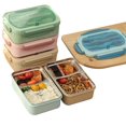 thumbnail image 3 of Boîte à Bento, Boîte à Lunch Bento pour Enfants et Adultes, Contenants à Lunch Étanches avec 2 Compartiments, Boîte à Lunch, 3 of 5