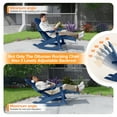 thumbnail image 3 of WINSOON Adirondack Chair Composite Rocking Chair Outdoor Weatherproof Plastic Adjustable -Navy, 3 of 7