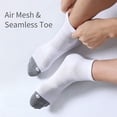 thumbnail image 4 of Pack de 6 calcetines deportivos FITRELL para hombre, color blanco, 4 of 6