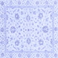 thumbnail image 1 of Ahgly Company Indoor Square Oriental Blue Modern Area Rugs, 8' Square, 1 of 4