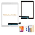 thumbnail image 1 of A-MIND Screen Replacement for ipad pro 9.7 2016 A1673 A1674 A1675 Touch Digitizer? LCD is Not Included, No Instructions? Front Glass Panel Replacement?with Free Tool Kits & Screen Protector (White), 1 of 4