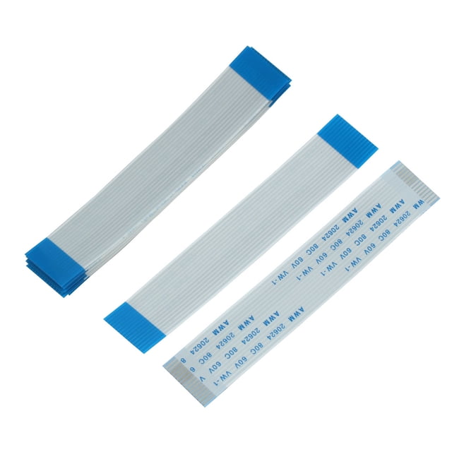 a Type 1.0 mm Spacing FFC Ribbon Cable 15 Pin Flexible Flat Cable Fop Face Connect Wire Cord, 90mm, 10 Pieces