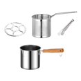 thumbnail image 3 of Olla freidora, cesta para freír, olla de cocina Universal antiadherente, olla para Fideos con cesta de filtro para comedor, hogar estilo B, 3 of 8