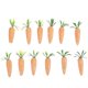 thumbnail image 1 of 24 Pcs Easter Decorative Artificial Glitter Orange Foam Carrot Ornaments for Party Home Garden Use, Odorless Craft Supplies, 1 of 3