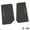 Black w/ Orange Insert, variant on Flextread Floor Mats for 14-18 Jeep Wrangler JK 2-Door - Mopar Licensed Factory Fit - Rugged Woods Camouflage w/ Pink Sahara Insert - 100% Made in USA