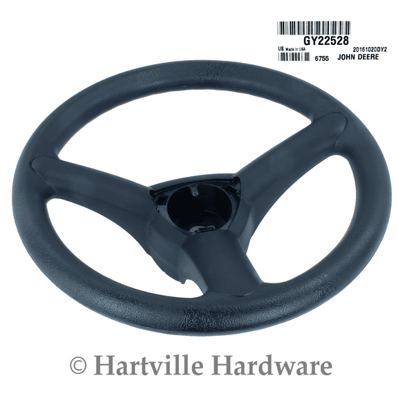 JOHN DEERE #GY22528 STEERING WHEEL