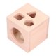 thumbnail image 3 of Bloques de construcción de aprendizaje temprano para niños, cubo clasificador de formas de madera para estudiar geometría, 3 of 14
