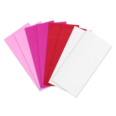 American Greetings 20 in. x 20 in. Valentine's Day Gift Tissue Paper, Red and Pink (8-Sheets)
