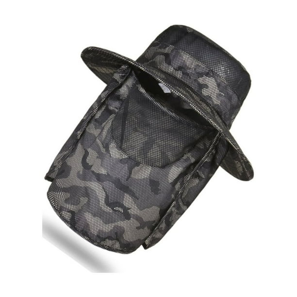 Sombrero de pescador Greeniant de poliéster para hombre transpirable a prueba de sol