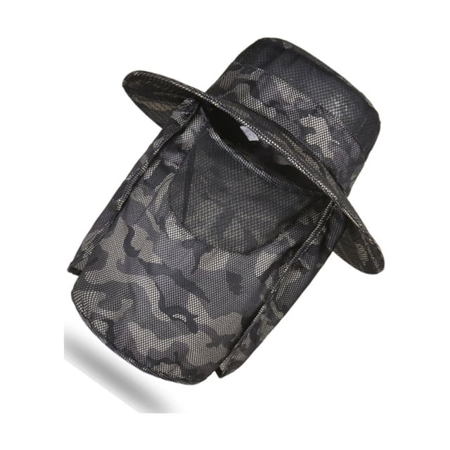 Sombrero de pescador Greeniant de poliéster para hombre transpirable a prueba de sol