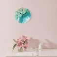 thumbnail image 3 of 14 Inch Wall Clock Battery Operated Silent Clock Decorative for Office, Kitchen, Outdoor, Living Room，Green Marble Beautiful, 3 of 4